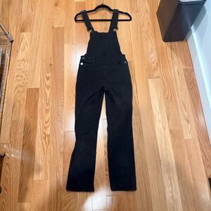 PAIGE Women's Black Denim Overalls